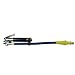 Coilhose Pneumatics TGC122 Inflator Gauge 10-120 PSI with 12-Inch Length Hose, Straight Chuck