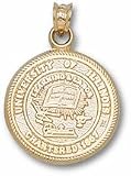 Illinois Fighting Illini Seal Pendant - 10KT Gold Jewelry