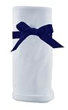 Princess Linens Cotton Knit Blanket, Blue