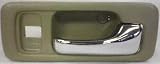 90-93 HONDA ACCORD FRONT DOOR HANDLE RH (PASSENGER SIDE), Inside, w/1 Lock Hole, Cream, DX Model (1990 90 1991 91 1992 92 1993 93) H462111 Performance