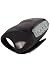 The bike lights are made from lightweight flexible silicon which is easy to attach to your bike. The bike lights are the perfect way to light up the front of your bike for added safety and visibility. The bike lights are 5LED in white and 2LED in red and have a simple on/off function along with a variety of flashing modes. 3 x AAA batteries are included.
