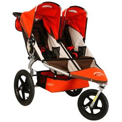 BOB Duallie Revolution Jogging Stroller Orange