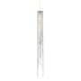 Nova Lighting 6341 Bead 1-Light Pendant, Brushed Nickel with Bead Chain Shade