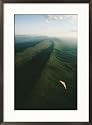 Hang glider over Massanutten Mountain, Shenandoah Valley Photography Framed Art Poster Print by Skip Brown, 21x29
