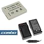 Replacement Lithium-ion Battery + Home Battery Charger with Car Adapter for Canon Digital Camera & Camcorder for Canon PowerShot SX200 IS