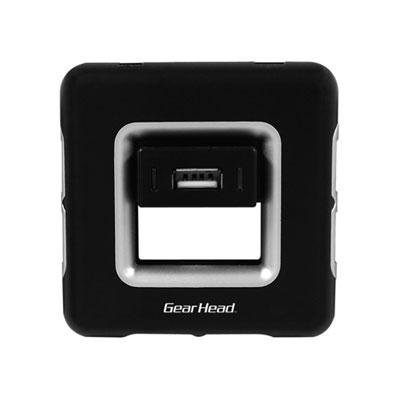 New Gear Head Uh7200 7-Port Usb Hub 480 Mbps Usb 2.0 High Speed External Hot-Swappable Black