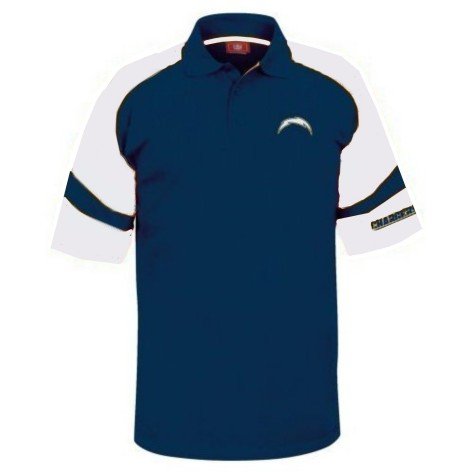 Men's San Diego Chargers 'The Captain' Polo - M