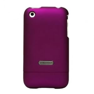 CaseCrown iPhone 3G and 3GS Soft Polycarbonate Glider Slim Fit Case - Purple Amethyst