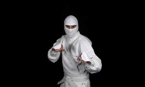 White Ninja Uniform - Size Adult Small