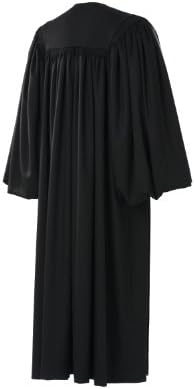Manufaktur Men Principal US Judge Robe MERINO CASHMERE SILK Size 45 Black
