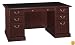 Bush Furniture Saratoga Executive Manager's Desk, Harvest Cherry
