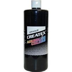 1 QT (32 oz.) of Opaque Black #5211 CREATEX AIRBRUSH COLORS Hobby Craft Art PAINT