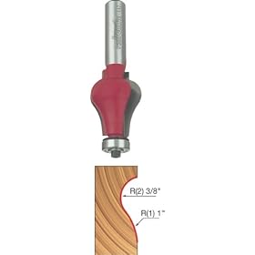 Freud 99-442 1-3/16-Inch Diameter Hand Rail Router Bit with 1/2-Inch Shank