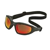 ORANGE COUNTY CHOPPERS Goggle Black Frame Red Mirror Lens