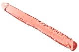California Exotics AC/DC Double Dildo, Translucence, 18 Inches