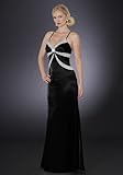 IMAGE OF Formal Evening Gown. Beaded Dress for Prom, Party Dress by Sean Collection (70067) Black/Silver XS