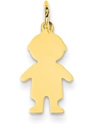 14k Boy Charm