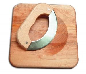 Chopping Board With Mezzaluna