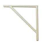 ムダを省いたシンプルデザイン☆アイアン ブラケット Lサイズ ホワイト デザイン　62789