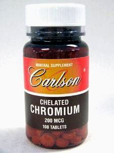Carlson Labs Chelated Chromium 200 Mcg 100 Tabs Carlson Labs Chelated Chromium 200 Mcg 100 Tabs