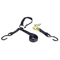 Kwik Tek Triple Hook Ratchet PWC Tie Down With Soft Hook (8 Feet)