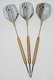 P4 Gold' 24 grams Agressive Grip, 90% Tungsten, Fixed Point Darts