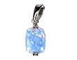 Lab Created Opal Pendant STERLING SILVER .925 Pillow