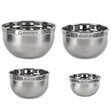 Cuisinart 4 Piece Stainless Steel Mixing Bowl Set