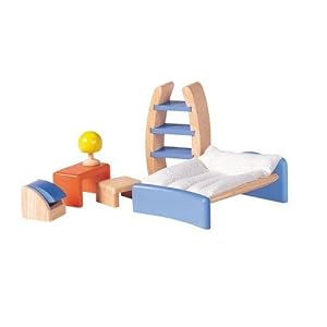 Plan Toy Doll House Children's Room - Décor Style by Plan Toys