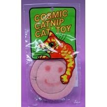 Cosmic Cat Smiley Face Catnip Cat Toy (3'' round cat toy)
