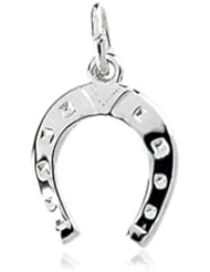 Horse Shoe Charm in Sterling Silver