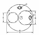 Grundfos 30 Steel Simplex Cover with 2 Vent