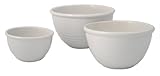 Chantal Ring Bowl 3 pc Set, White