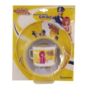 Childrens Toyshop  Toys : LazyTown Mug, Bowl & Plate Breakfast Gift Set