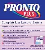 Pronto Plus Complete Lice Removal System, 3-Step Elimination Kit