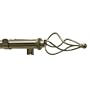 Levolor Birdcage Rod Set, Burnished Brass, 3/4-Inch Diameter, 66 to 120-Inch Width