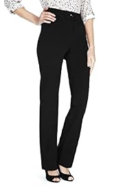 Cotton Rich 2-Way Stretch Straight Leg Trousers