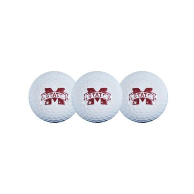 Mississippi State Bulldogs Ncaa Golf Ball 3-pack