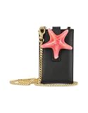 Forzieri Seastar - Italian Leather iPod Holder w/Chain Strap Black