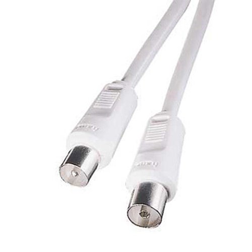 Hama Antennen-Kabel Koax Stecker - Koax Kupplung, 5 m, 85 dB Preisvergleich