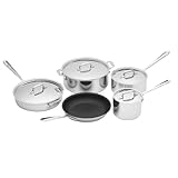 All-Clad Stainless 9-Piece Cookware Set with Nonstick Fry Pan