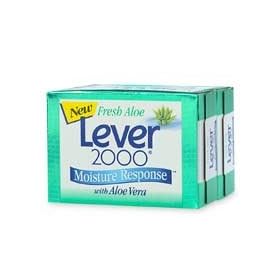 Lever 2000 Moisturizing Bar, Fresh Aloe - Two 4.5oz. Bars