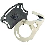 Rescue Hook, Silver Finish, Hard Sheath