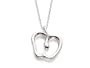 Small Apple Cut Out Designer Inspired Necklace Fashion Jewelry
