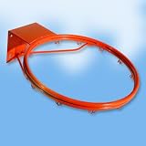 DOUBLE RIM FRONT MOUNT BASKETBALL GOAL W/12 NO-TIE NET HOOKS
