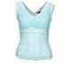 Double V Neck Shell by XOXO