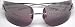 CARTIER SUNGLASSES DESIGNER FASHION AUTHENTIC BRUSHED RUTHENIUM FINISH METAL FRAME |RIMLESS RECTANGULAR-OVAL SHAPE ROSE LENS T8200732