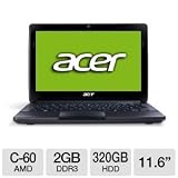 Acer Aspire One AO722-0473 116-Inch HD Netbook Espresso Black