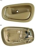 1998-2002 Toyota Corolla Bone/Beige Inside Door Handle - Driver Side
