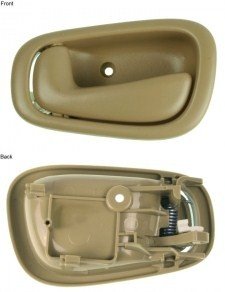 1998-2002 Toyota Corolla Bone/Beige Inside Door Handle - Driver Side
